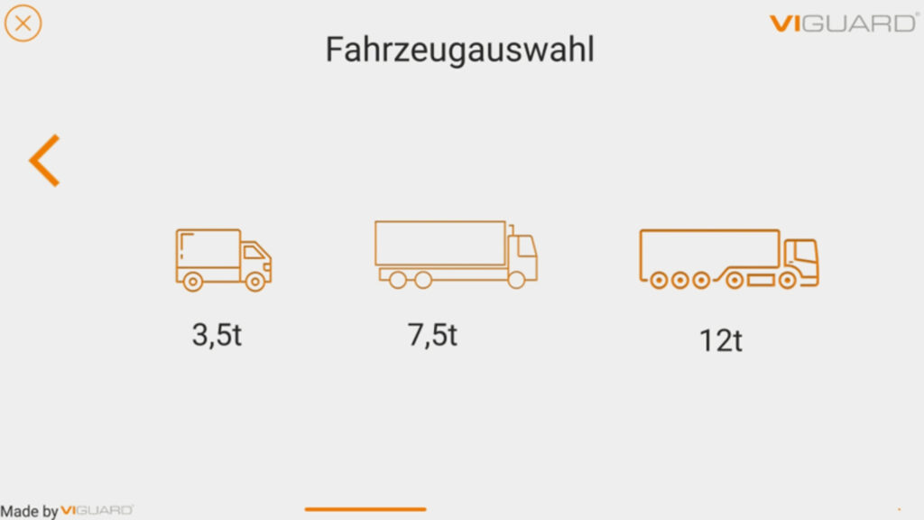 Prozessauswahl Fahrzeuge