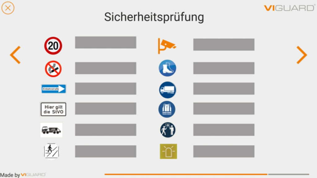 Sicherheitsunterweisung